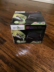 New- Repti Zoo Low Profile UVB LED Dimming Fixture- Desert and Tropical
