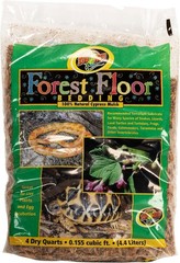 4qt Zoo Med Forest Floor Bedding – Ideal Cypress Mulch Substrate for Reptiles