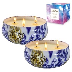 Citronella Candles Outdoor & Indoor, 13.5 oz Scented Candles Set 2 Pack Natur…