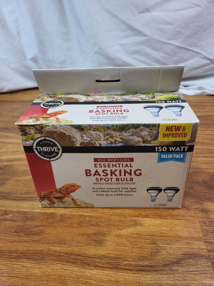 THRIVE All Reptile Essential Basking Spot Bulb 150 Watt 2 Pack