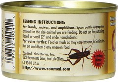 Zoo Med Can O’ Crickets Canned Food for Reptiles 1.2 ounces – 4 Pack