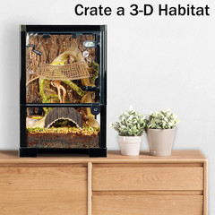 Bearded Dragon Tank Accessories, Reptile Mat Hammock Plants Bridge Jungle Climbe