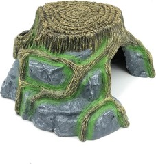 Resin Large Turtle Tank Accessories Reptile Hideouts Cave Habitat Decor Gecko