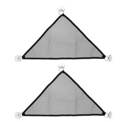 2Pcs Reptile Pet Hammock Black Mesh Hanging Bed for Geckos Lizards Snakes