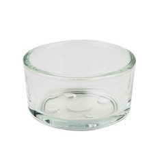 4Pcs Reptile Feeder Bowls Durable Transparent Glass Pet Food Water Bowls