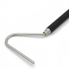 JIHAQUA 39 inch Retractable Snake Hook Stainless Steel Reptile Handling Tool