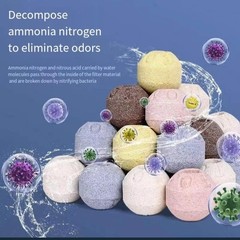1000g, 2.2lb【No ore】 Aquarium bio Media,6 in 1 Ceramic Filter Medi
