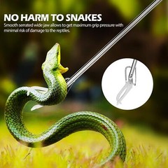 48 Inch Heavy Duty Snake Tongs Professional Reptile Grabber Catcher Tool