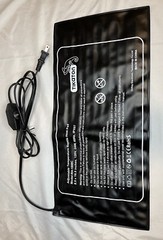 Tikaton Reptile Heat Pad Temperature Adjustable Under Tank Heater 6×8″ 10 Gallon