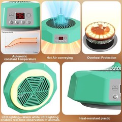 Chicken Coop Heater, Safe Radiant Space Heat Energy Chick Pet Cat Dog Warmer