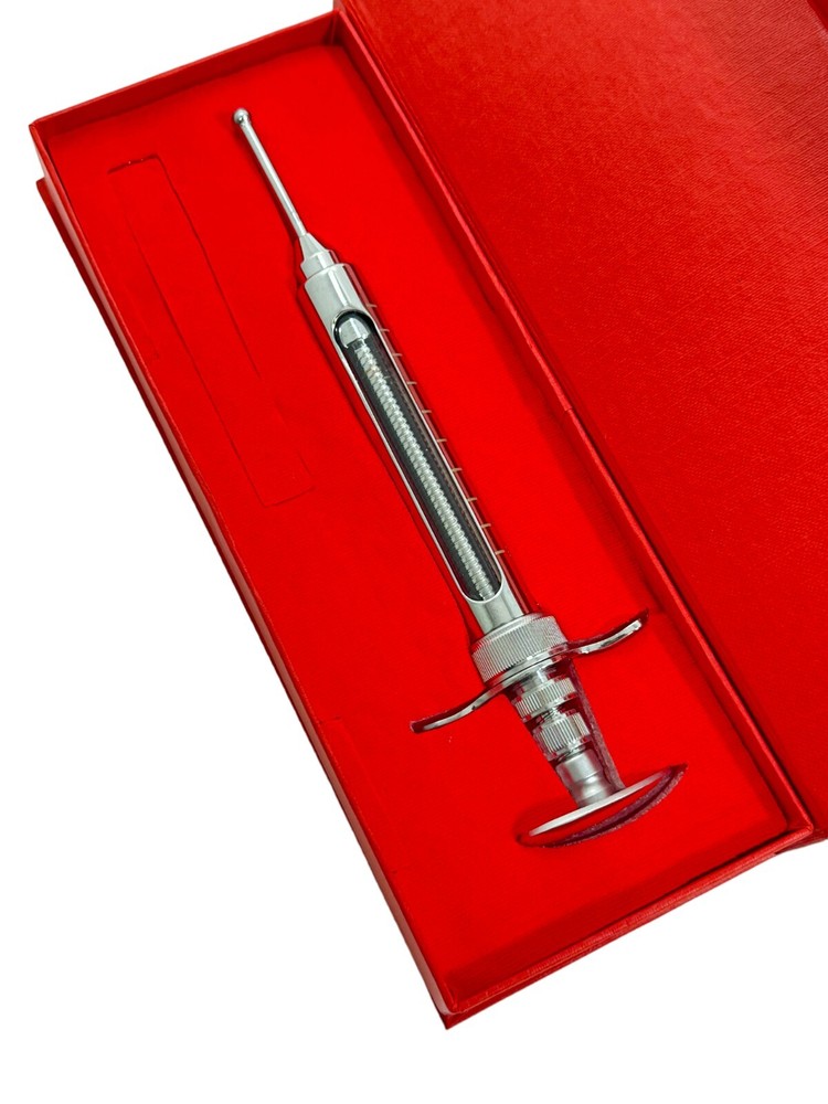 Reptile Snake Feeder Feeding Pinky Pump Syringe Tool 10cc Stainless Veterinary