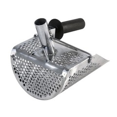 Kraken 11″ x 8″ Stainless Steel Metal Detector Sand Scoop w/ 2 Mount Holes