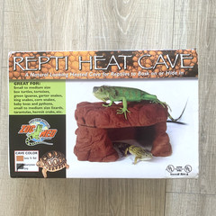 Zoo Med RH-8 Repti Heat Cave Gray Natural Looking Heated Shelter Reptile