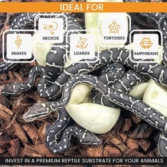 ReptiChip Coconut Substrate for Reptiles 36 Quart Loose Coarse Coconut Husk C…