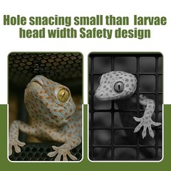Landhoow 60-75 Gallon Reptile Terrarium Screen Cover with Hinged Door