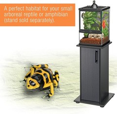 11 Gallon Glass Tropical Vertical Habitat Starter Kit for Small Tree Dwelling