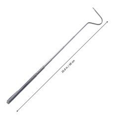 Retractable Stainless Steel Snake Hook Tool 68 cm For Reptile Handling