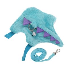 Pet Chest And Back Small Dinosaur Vest For Leash Animal Traction Rope
