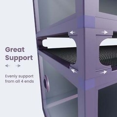 Phailozoo 3″ Stacker (set of 4) Purple