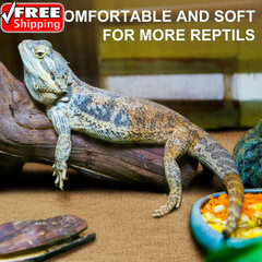 4 Pcs Reptile Carpet Pet Terrarium Floor Liners Bedding Substrate Liner Supplies