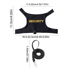 Bearded Dragon Harness Security Leopard Gecko Small Animal Leashes & Harnesses