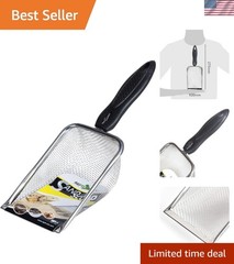 Stainless Steel Reptile Shovel – Fine Mesh Litter Scoop for Terrariums