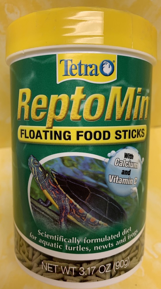Tetra ReptoMin Floating Sticks 3.7oz Aquatic Turtle Newt Frog Food NEW