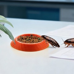 Small Invertebrate Feeding Dish – Cockroach Bowl, Ideal for Tiny Insect Pets