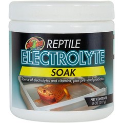 Zoo Med Electrolyte Soak, 8 oz. 8 Fl Oz (Pack of 1), White