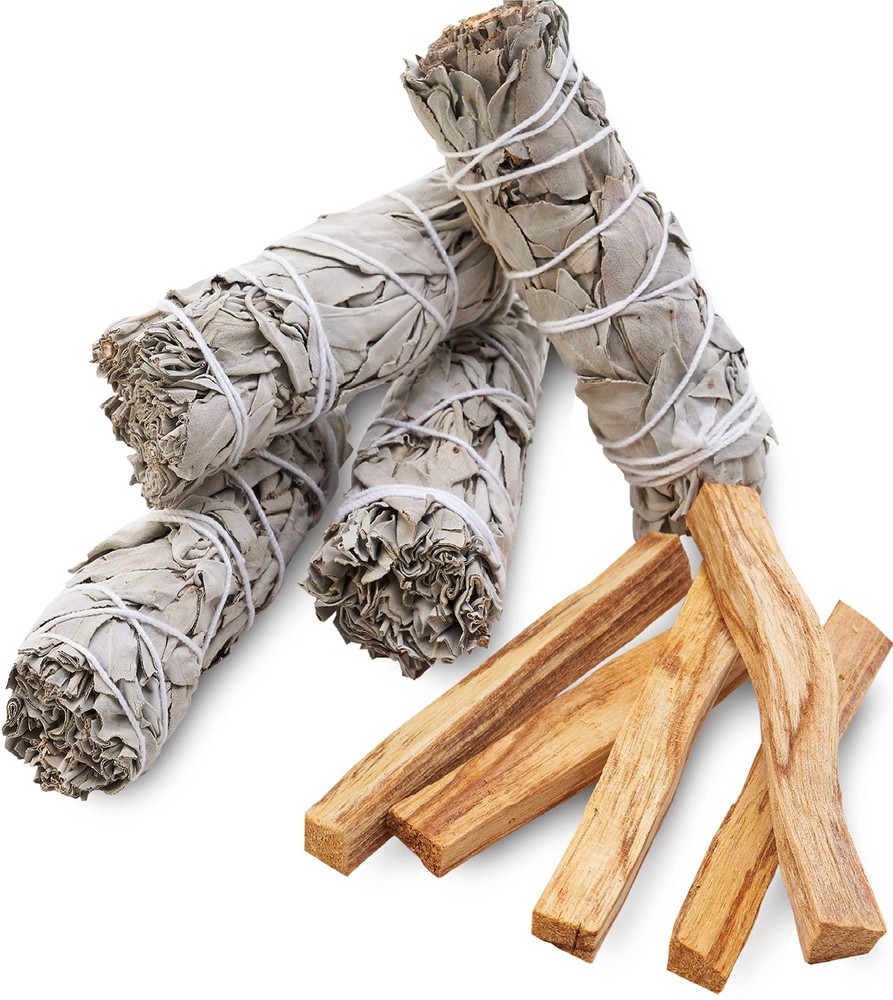 JL Local Smudge Kit Refill – White Sage & Palo Santo for Smudging, Healing, P…