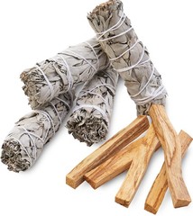 JL Local Smudge Kit Refill – White Sage & Palo Santo for Smudging, Healing, P…