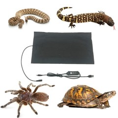 5V/2A/8.5W Fabric+Carbon Fiber Pet Heating Warm Pad Controller Incubator Mat J
