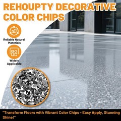 Blend Decorative Color Chips, 3-5MM Epoxy Floor Flakes Chips – Stone Carpet E…