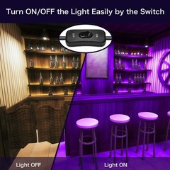 XYCN 2 Pack 150W Black Light 2 Count (Pack of 1), 2pack 150w Led
