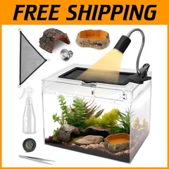 Fully Assembled Reptile Enclosure Kit for Bearded Dragons and More – 360 View-