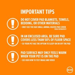 K&H Pet Products Small Animal Outdoor Heated Pad, Waterproof, Chew Resistant, Sa