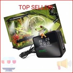 MYGIIKAKA Reptile Fogger Automatic Reptile Mister Fogger for Terrarium, Timed Te