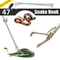 Snake Tong Reptile Catcher Rattlesnake Grabber Pick Up Tool for Catching Moving
