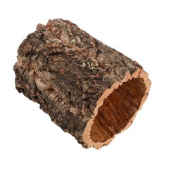 Reptile Hideout: Wooden Gecko Habitat Cave Decor Turtle Hollow Tree Trunk