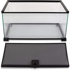 10 Gal Glass Reptile Tank Terrarium Sliding Screen Top Small Animal Habitat New