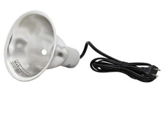 5.5in Reflector Dome Lamp Fixture Reptile Terrarium Heat Light Holder