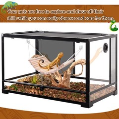 Vodolo Reptile Bridge,Bearded Dragon Hammock,Lizard Tank Climbing Accessories…