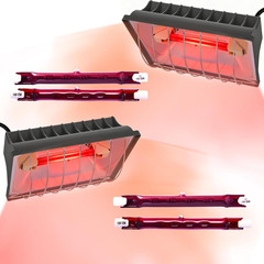 2 Pack 250W Infrared Heat Lamp for Poultry, Chicks & Small Pets