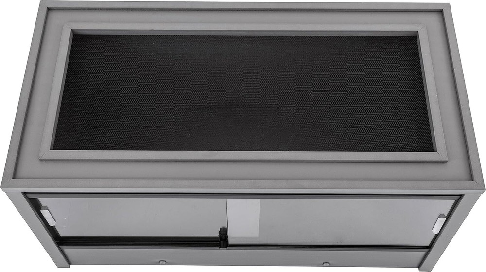 New Age Pet ECOFLEX 36″ Medium Mojave Reptile Habitat Enclosure Lounge in Grey
