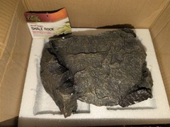 ZILLA Decor Rock Den Shale Lava 8 Medium for Reptile Terrarium