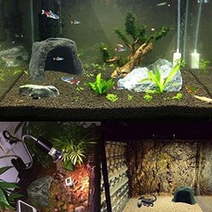 Large Reptile Hideout Cave,Resin Tortoise Hide Rock Turtle Hideaway House Lizard