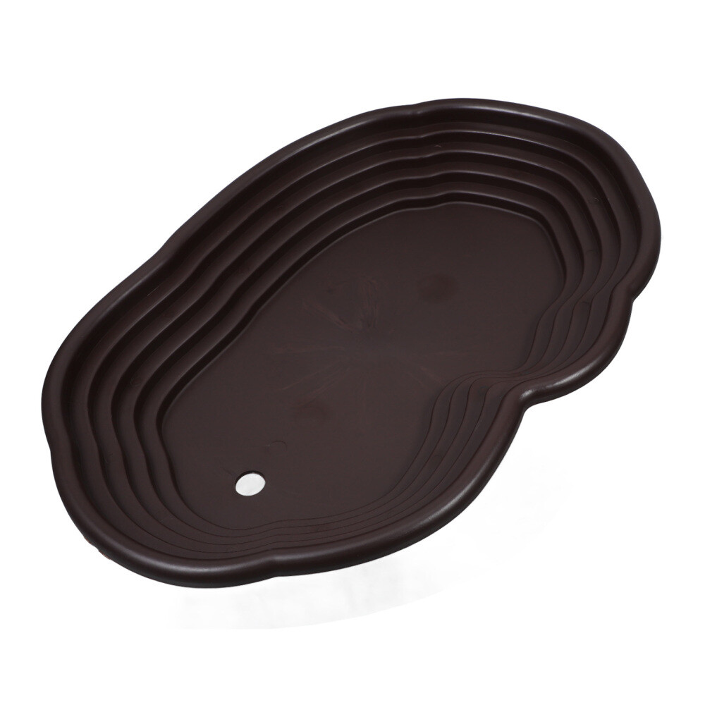 Turtle Habitat Accessories Frog Water Dish Reptile Bathing Pool Terrarium Bowl