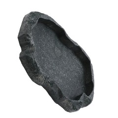 Green M ABS Resin Reptile Feeder Bowl For Tortoise Lizard
