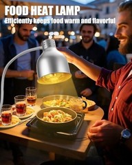 250W Infrared Heat Lamp Bulbs, 8000 Hour Life, E26 Base, 6 Pack for Pets & Food