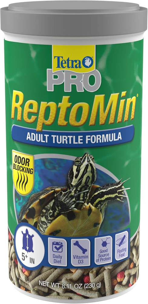 fauna PRO Reptomin Pro Sticks Adult Turtle Formula Daily Diet for Aquatic Turtle